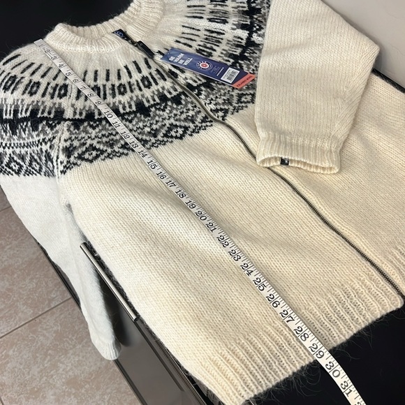 ICEWEAR Elis Icelandic wool sweater with full zip size XL, unisex NWT - Picture 4 of 15